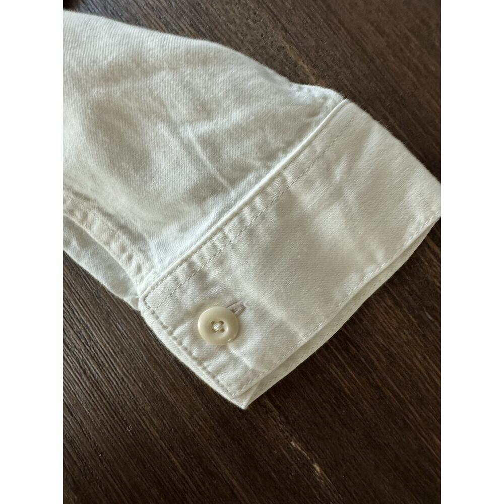 OUTERKNOWN Station Jumpsuit Womens Small One Piece Organic Cotton Linen In Salt - Picture 10 of 11
